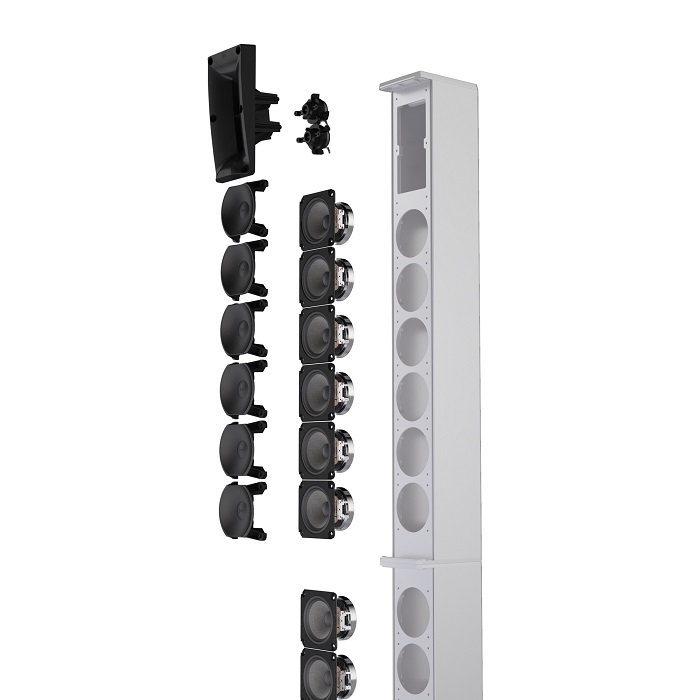 LD SYSTEMS MAUI 28 G3 MIX W Compact cardioid column systeem