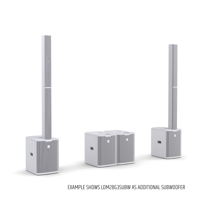 LD SYSTEMS MAUI 28 G3 MIX W Compact cardioid column systeem