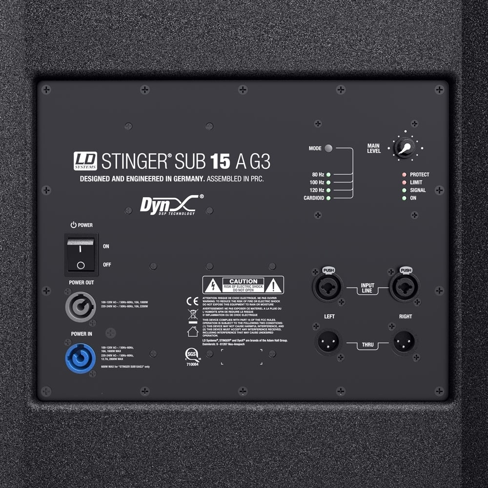 LD SYSTEMS STINGER G3 BASIC SET A Actief PA Systeem 1900W
