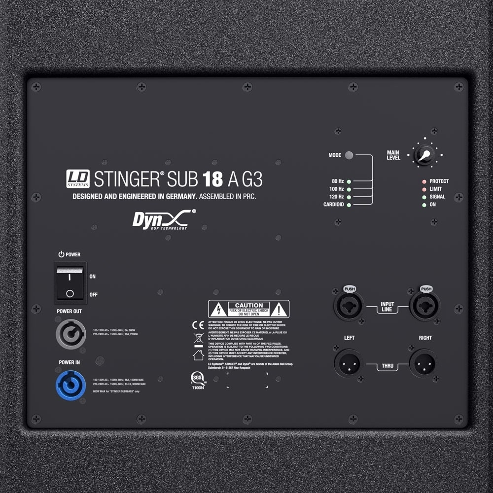 LD SYSTEMS STINGER G3 GALA SET A Actief PA Systeem 2600W