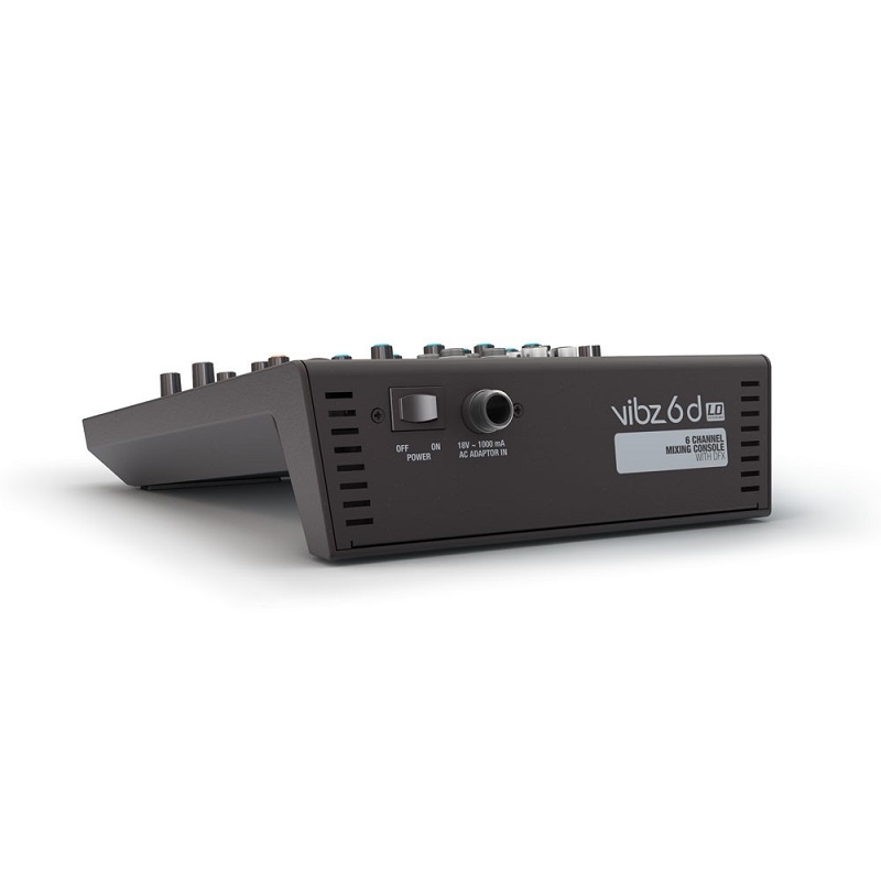 LD SYSTEMS VIBZ 6D - 6 kanaals mengpaneel met DFX - per stuk