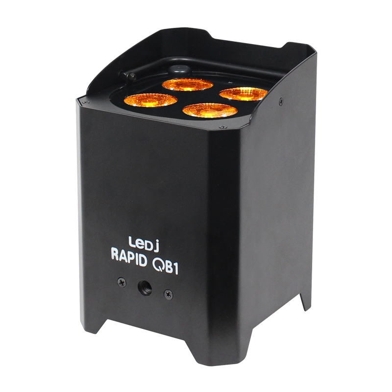 LEDJ QB1 Uplighter 4 x 8W Quad Color LED's RGBA - W-DMX