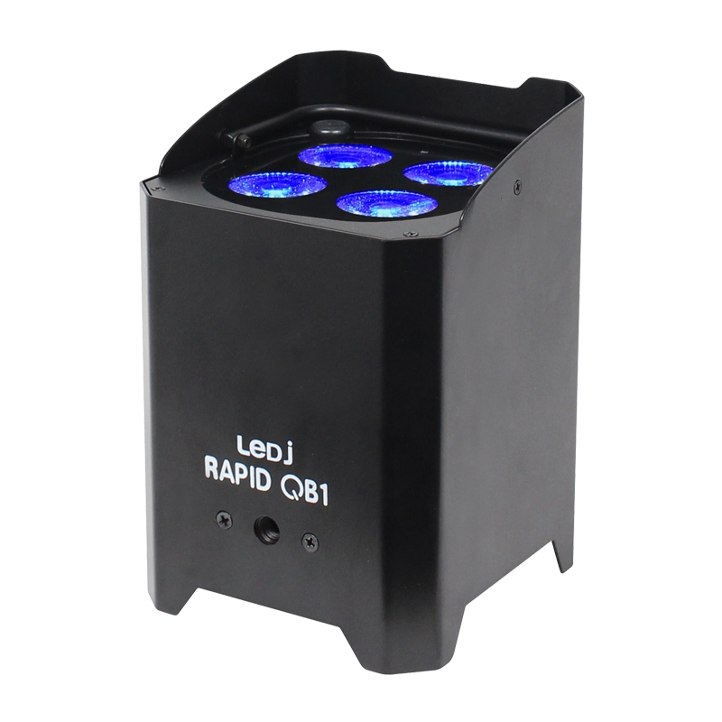 LEDJ QB1 Uplighter 4 x 8W Quad Color LED's RGBW - W-DMX