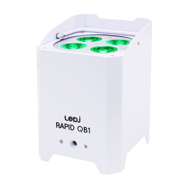 LEDJ QB1 Uplighter 4x8W Quad Color RGBA - Outdoor - W-DMX