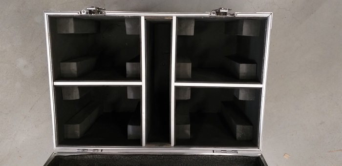 LIGHT INC Set van 4x MH-740 Wash met Flower Effect inc. Case