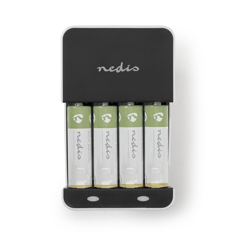 NEDIS Acculader voor NiMH accu voor AA en AAA batterijen