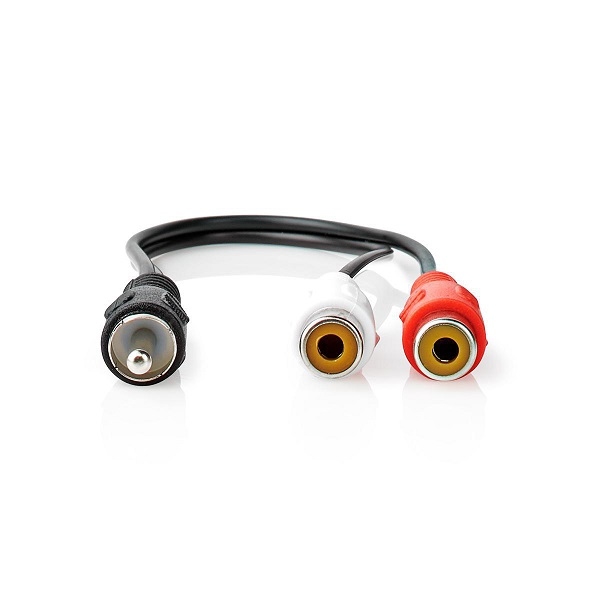 NEDIS CAGP24010BK02 Kabel RCA Male en 2x RCA Female