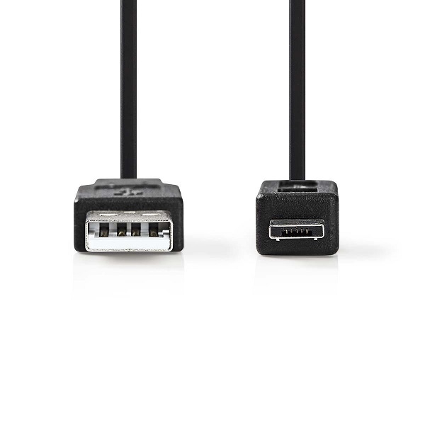 NEDIS CCGP60400BK20 USB 2.0 Kabel - A Male / B Male - Zwart