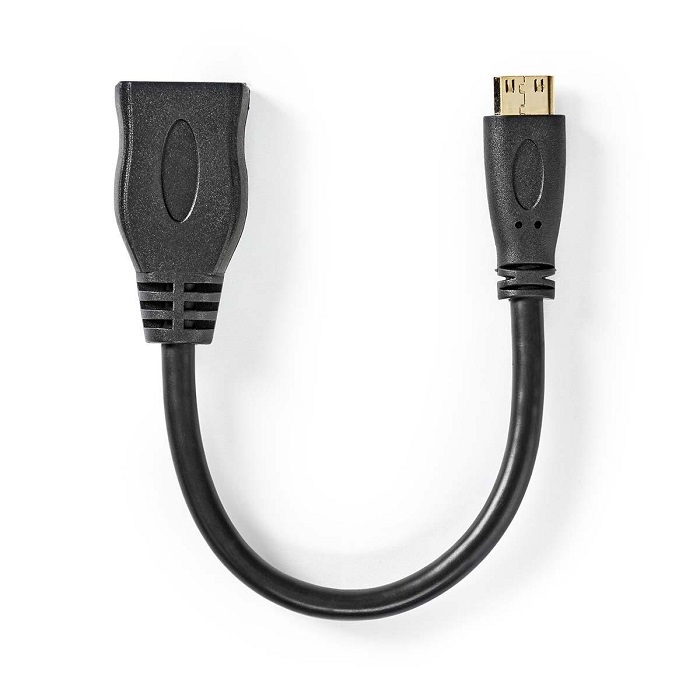 NEDIS CVGP34590BK02 High Speed HDMI Kabel met Ethernet 0,20m
