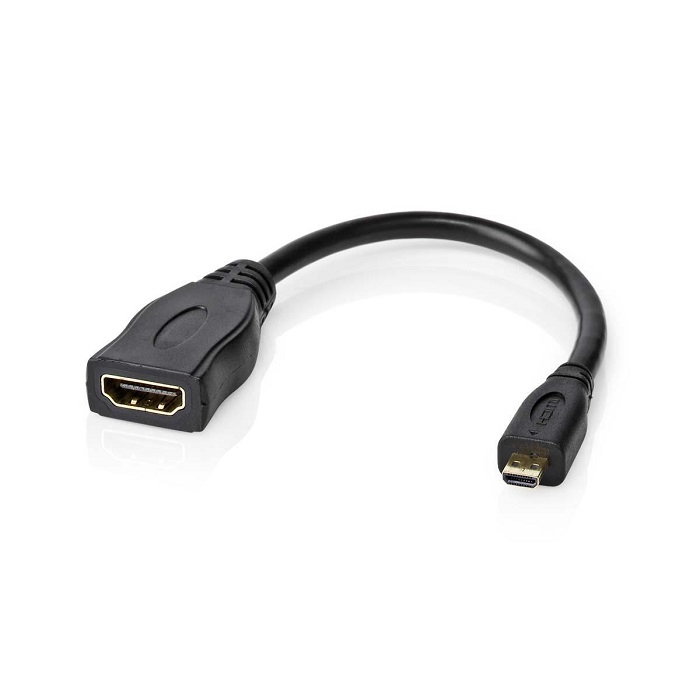 NEDIS CVGP34790BK02 High Speed HDMI-kabel met Ethernet 0,2m