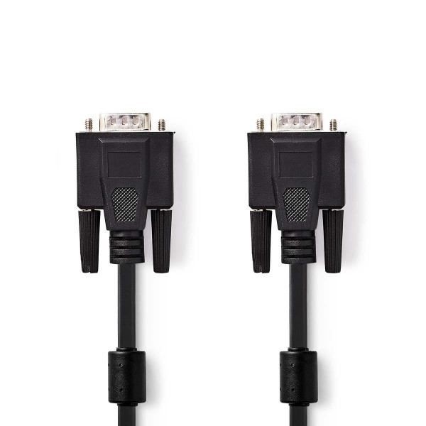 NEDIS VGA male P male kabel zwart