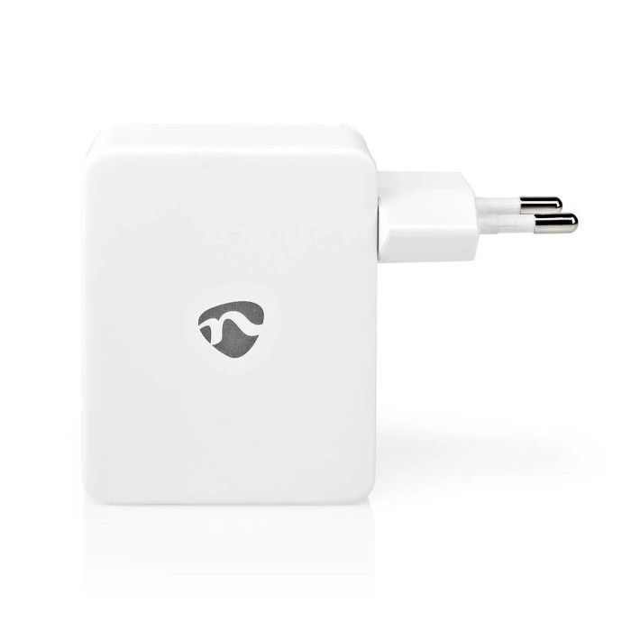 NEDIS WCHAU481AWT Oplader 24W - 4 x 2.4A - 4 Outputs USB-A
