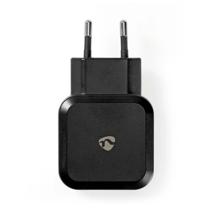 NEDIS WCHAU484ABK Oplader 24W - 2 x 2.4A - 2 Outputs USB-A