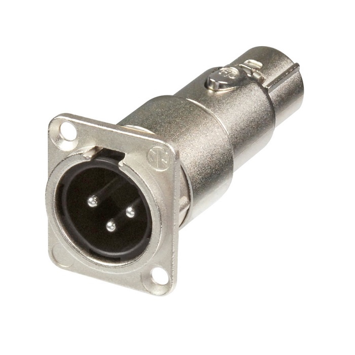 NEUTRIK - NA3MDF - XLR-M<>XLR-F verloop / adapter