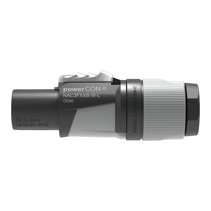NEUTRIK NAC3XXBWL PowerCon Connector L