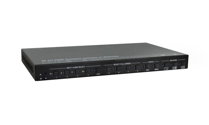 NEWHANK HS4x1 Seamless 4K Multi-view HDMI Scaler Switcher