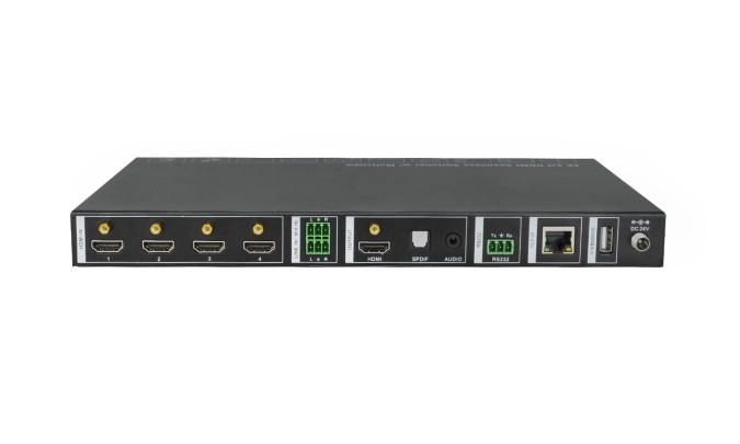 NEWHANK HS4x1 Seamless 4K Multi-view HDMI Scaler Switcher