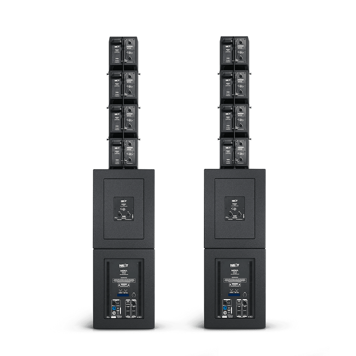 NEXT Audiocom Moka Line Array Systeem - Medium - Zwart