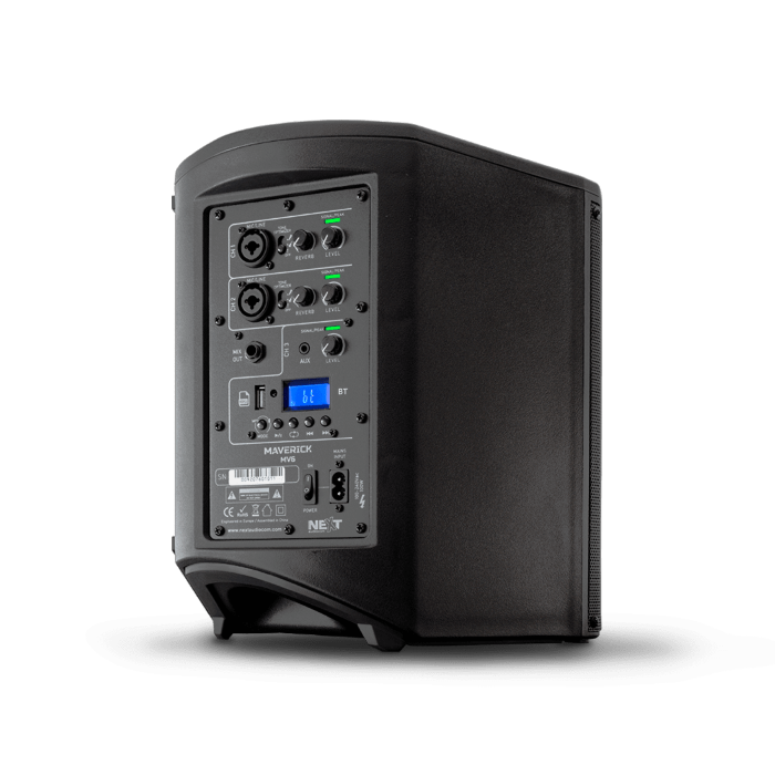 NEXT AUDIOCOM MV6 Speaker 6,5 inch met oplaadbare batterij
