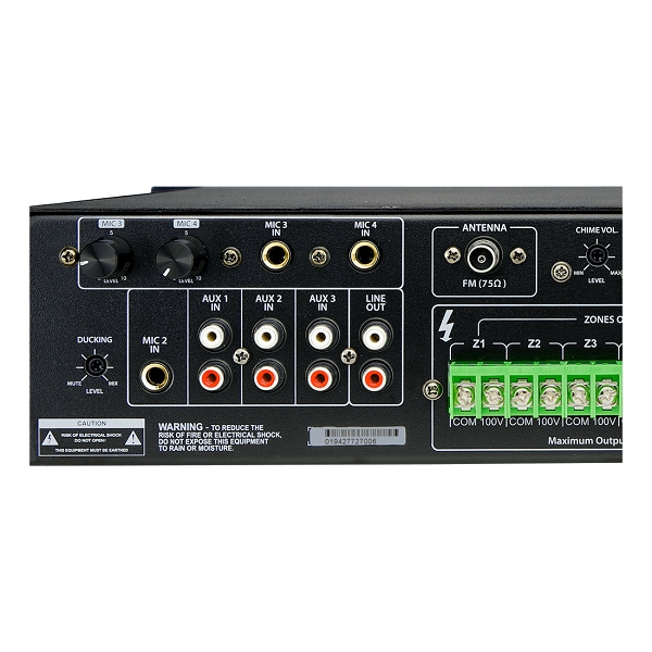 NEXT AUDIOCOM MX350 Mengversterker 6 zones 350W