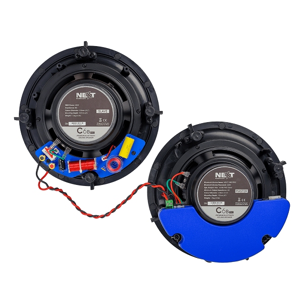 NEXT AUDIOCOM Set 2x C6B Pro Actieve plafondspeaker