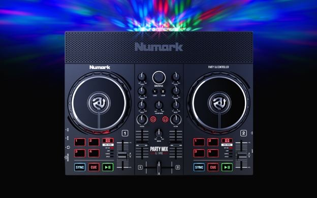 NUMARK Party Mix Live DJ Controller 2-kanaals met speakers