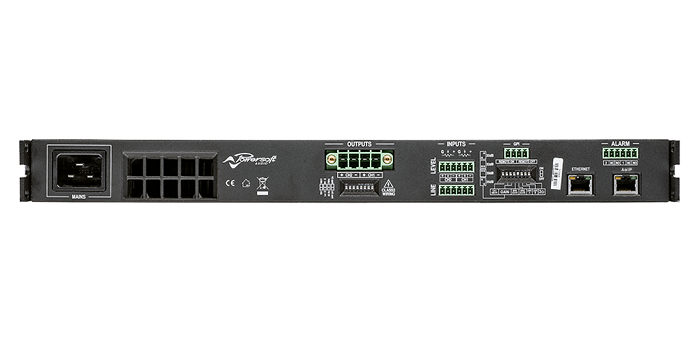 POWERSOFT D4804 DSP+ Installatie eindversterker 2-kanaals