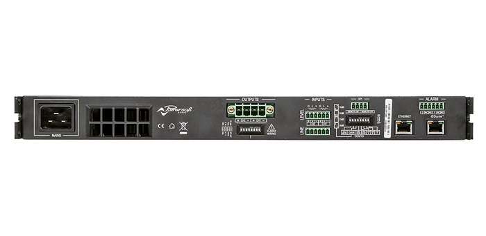 POWERSOFT D4804 DSP+D Installatie eindversterker 2-kanaals