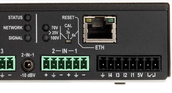 POWERSOFT MEZZO 604A Half Rack installatie versterker