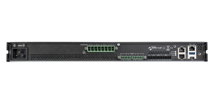 POWERSOFT UNICA 4L 5K4 5000W 4 kanaals versterker met DSP Dante/AES67