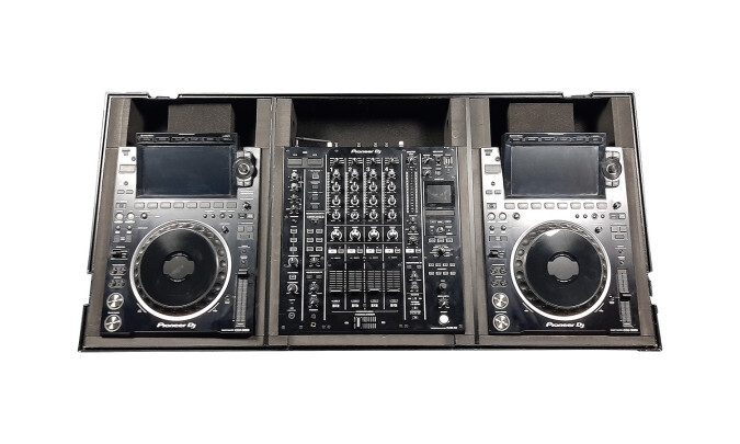 PRODJUSER CDJ-3KA9-BL Case voor Pioneer DJM A9 en 2x CDJ-3000