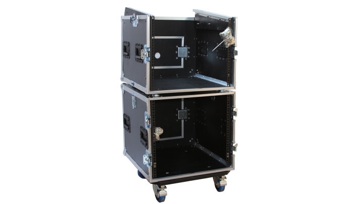 PRODJUSER SLANT 1612+ Dubbele / Split Flightcase