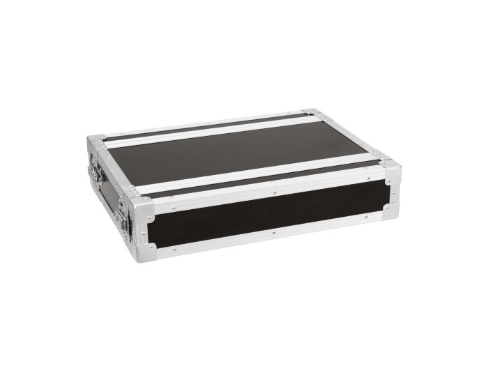ROADINGER Flightcase Pro-versie 25 cm inbouwdiepte 2 HE
