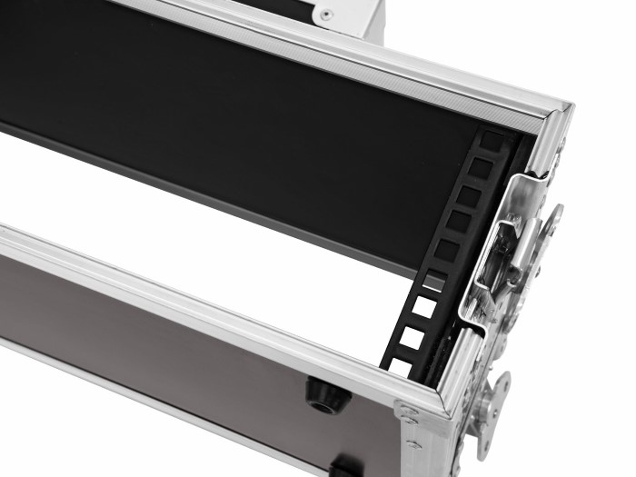 ROADINGER Flightcase Pro-versie 25 cm inbouwdiepte 3 HE