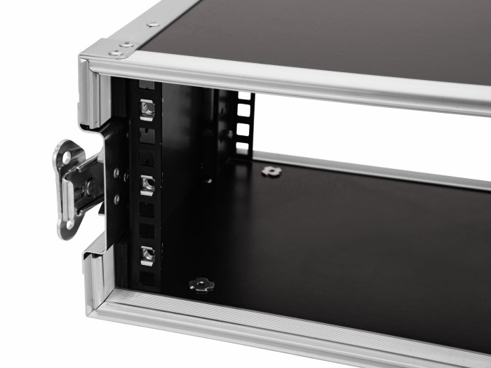 ROADINGER Flightcase Pro-versie 25 cm inbouwdiepte 3 HE