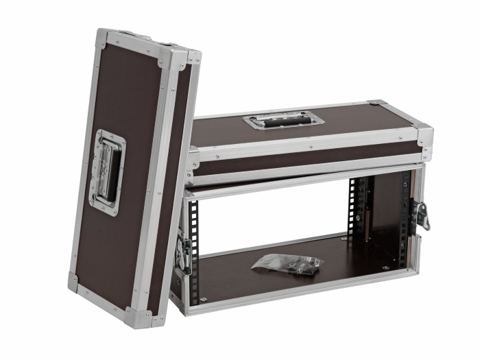 ROADINGER Flightcase Pro-versie 25 cm inbouwdiepte 5 HE