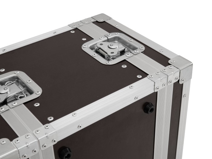 ROADINGER Flightcase Pro-versie 25 cm inbouwdiepte 6 HE