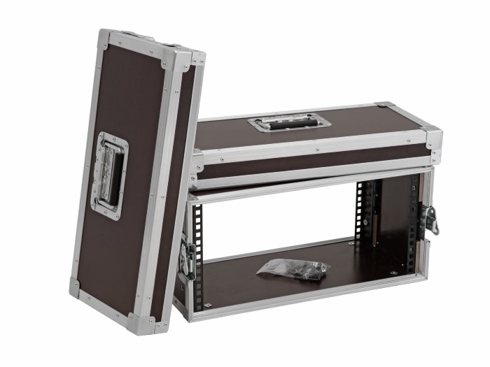 ROADINGER Flightcase Pro-versie 25 cm inbouwdiepte