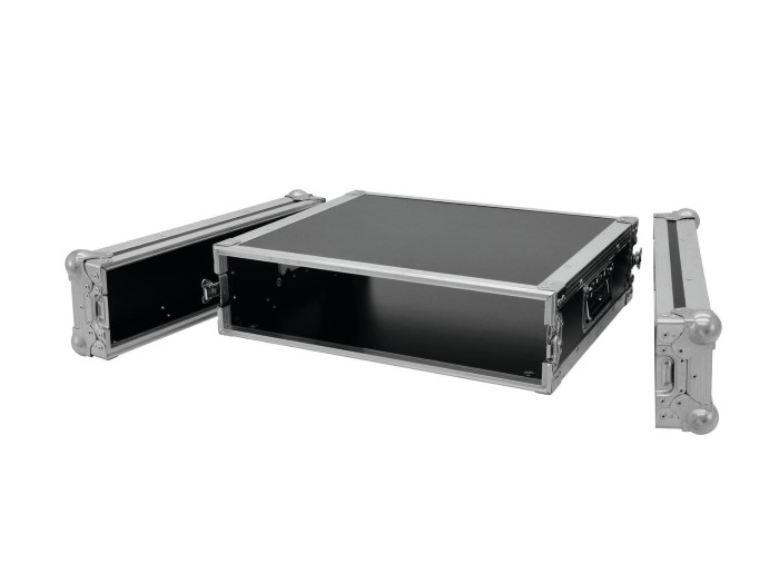 ROADINGER Flightcase Pro-versie 45 cm inbouwdiepte 2HE