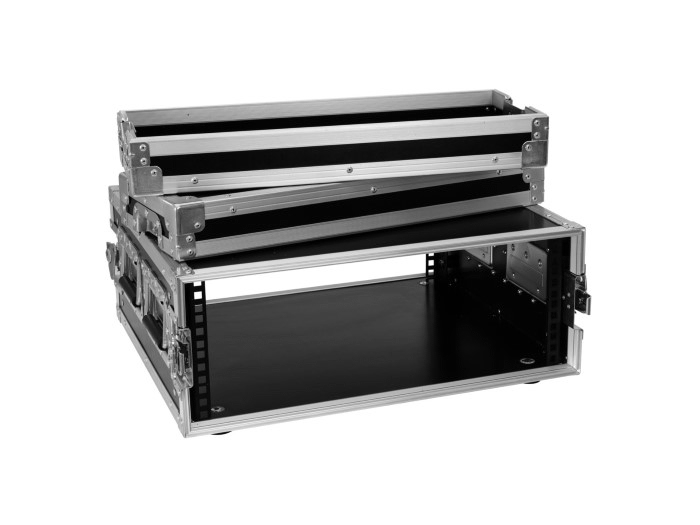 ROADINGER Flightcase Pro-versie 45 cm inbouwdiepte 4HE