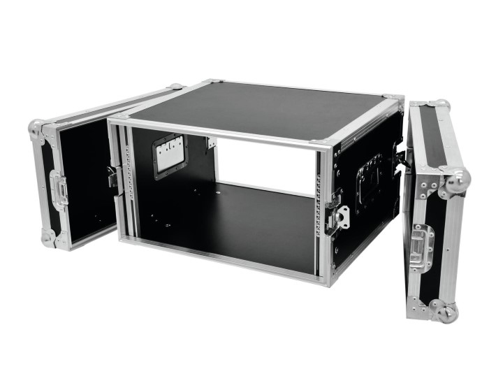 ROADINGER Flightcase Pro-versie 45 cm inbouwdiepte 6HE