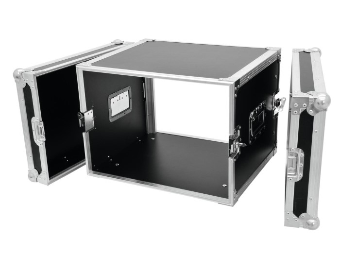 ROADINGER Flightcase Pro-versie 45 cm inbouwdiepte 8HE