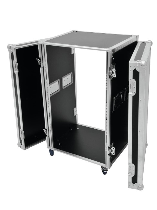 ROADINGER Flightcase Pro-versie met wielen 15 HE