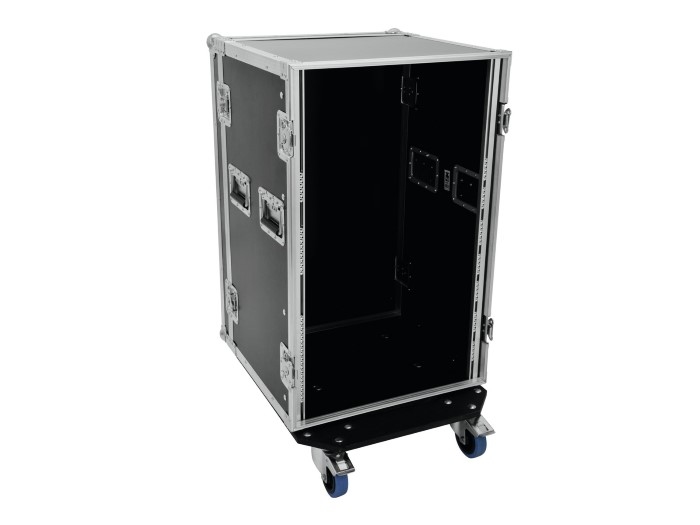 ROADINGER Flightcase Pro-versie met wielen 18 HE