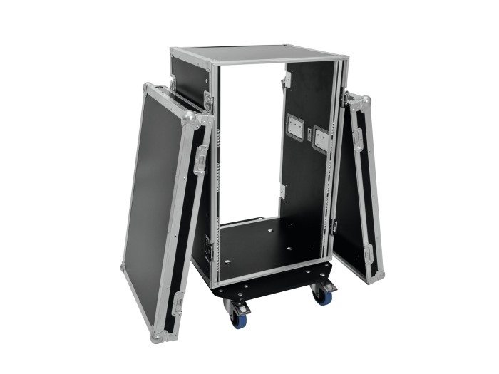 ROADINGER Flightcase Pro-versie met wielen 18 HE