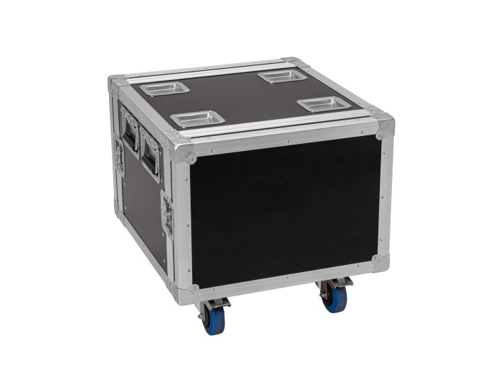 ROADINGER Flightcase Pro-versie met wielen 8 HE