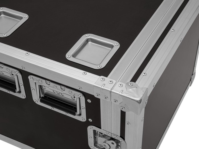 ROADINGER Flightcase Pro-versie met wielen 8 HE