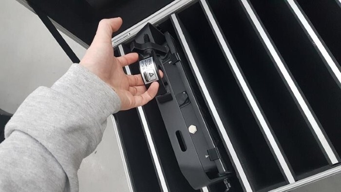 RRC Flightcase voor 12x EKSPOLED 200W Flood Light