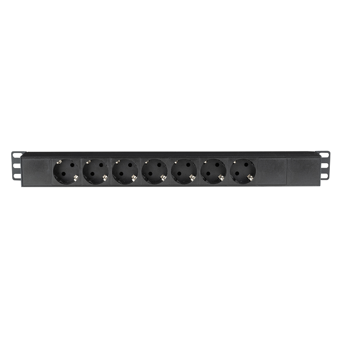 SHOWGEAR 19 inch Socketstrip 7 1U