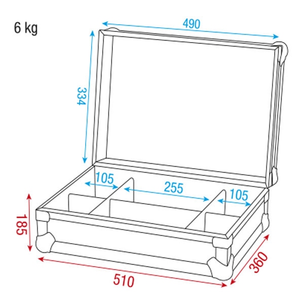 SHOWGEAR D7329B Roadie Case